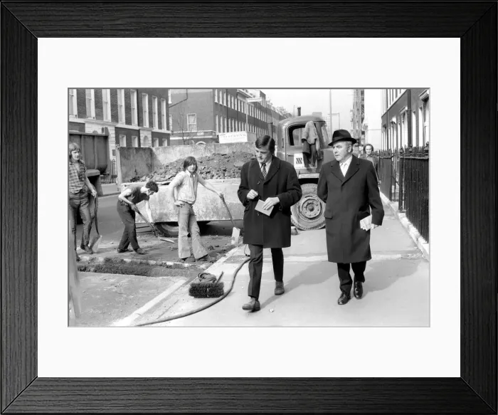 Framed Print : Joes Quiet Day Joe Gormley National Union of Mineworkers. March 1974 S74-1491 Framed Print : Joes Quiet Day Joe Gormley National Union of Mineworkers. March 1974 S74-1491