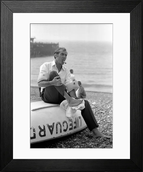 Framed Print : Eric Sykes. Comedian. August 1974 S74-4701