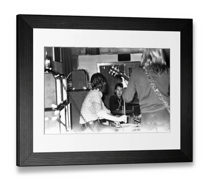 Framed Print : Wings play at the Newcastle University 13 February 1972 - Paul McCartney Framed Print : Wings play at the Newcastle University 13 February 1972 - Paul McCartney