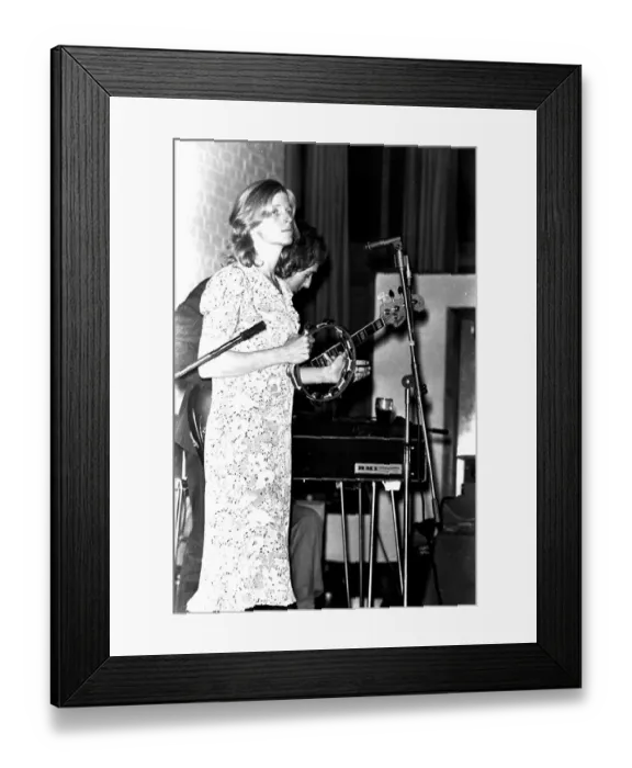 Framed Print : Wings play at the Newcastle University 13 February 1972 - Linda McCartney Framed Print : Wings play at the Newcastle University 13 February 1972 - Linda McCartney
