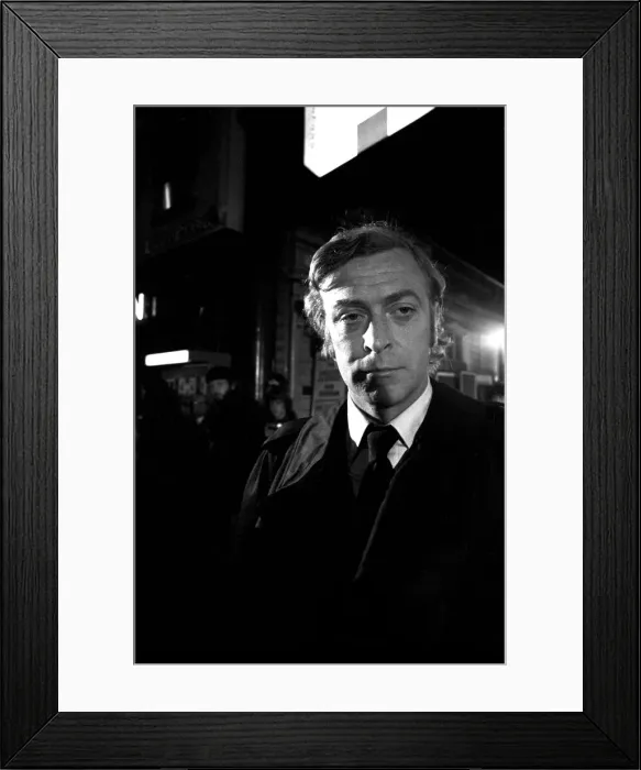 Framed Print : Film legend Michael Caine in Newcastle Central Station during the filming of Get Carter Framed Print : Film legend Michael Caine in Newcastle Central Station during the filming of Get Carter