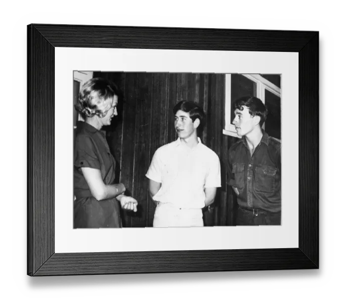 Framed Print : Prince Charles - The Prince of Wales seen at Timbertop school in the Victorian Alps Framed Print : Prince Charles - The Prince of Wales seen at Timbertop school in the Victorian Alps