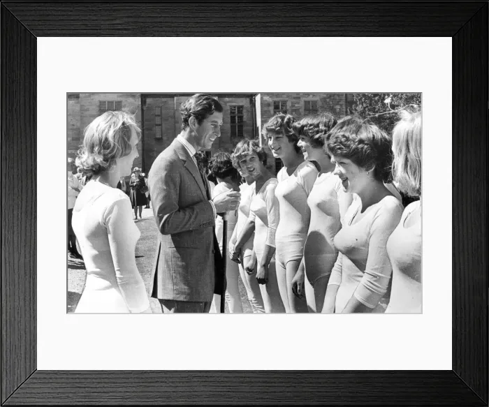 Framed Print : Prince Charles, The Prince of Wales during his visit to the Lake District 18 May 1977