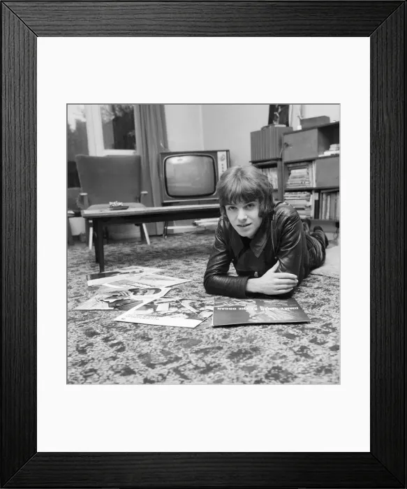 Framed Print : Rock musician and producer Peter Frampton at home. 14th January 1968 Framed Print : Rock musician and producer Peter Frampton at home. 14th January 1968