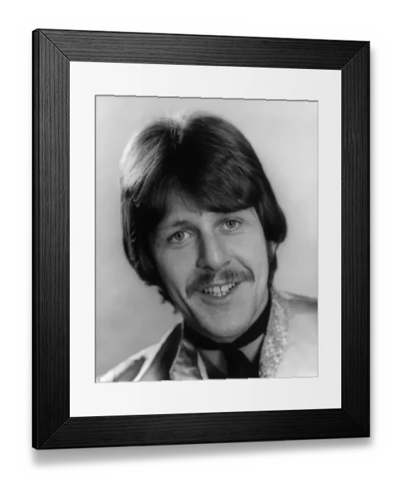 Framed Print : Carl Wayne of pop group The Move 3rd March 1967