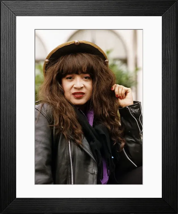 Framed Print : Ronnie Spector October 1991. Lead singer of The Ronettes & former wife of Framed Print : Ronnie Spector October 1991. Lead singer of The Ronettes & former wife of