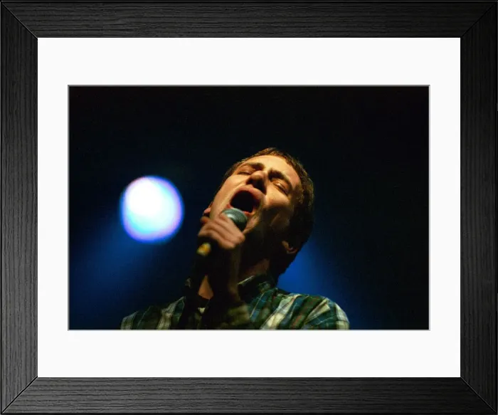 Framed Print : Brit pop band Ocean Colour Scene perform in concert at the Whitley Bay Ice Rink 19  /  01  /  96