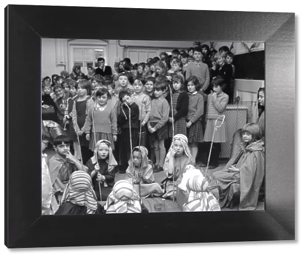 Spon Gate Primary school perform the nativity play, Coventry. 15th December 1965
