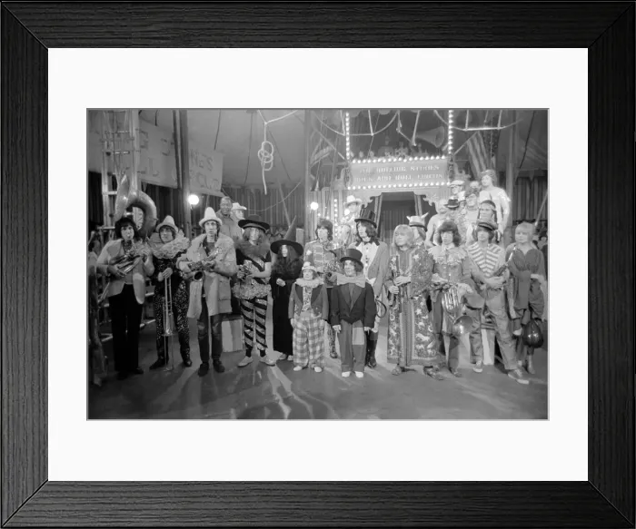 Framed Print : The Rolling Stones Rock n Roll Circus TV special, Intertel Studios Framed Print : The Rolling Stones Rock n Roll Circus TV special, Intertel Studios