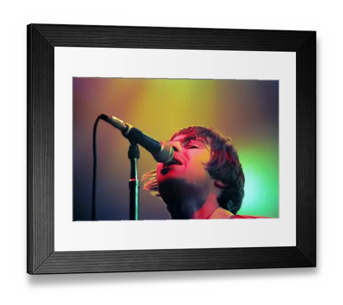 Framed Print : Brit pop band Oasis perform in concert at the Whitley Bay Ice Rink 19 / 01 / 96 Framed Print : Brit pop band Oasis perform in concert at the Whitley Bay Ice Rink 19 / 01 / 96