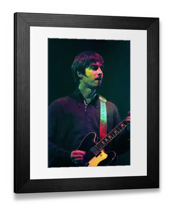 Framed Print : Brit pop band Oasis perform in concert at the Whitley Bay Ice Rink 19 / 01 / 96 Framed Print : Brit pop band Oasis perform in concert at the Whitley Bay Ice Rink 19 / 01 / 96
