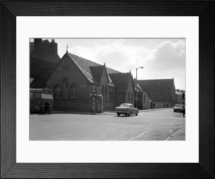 Framed Print : One of the smallest primary schools in Coventry, All Saints, in Vecquery Street Framed Print : One of the smallest primary schools in Coventry, All Saints, in Vecquery Street