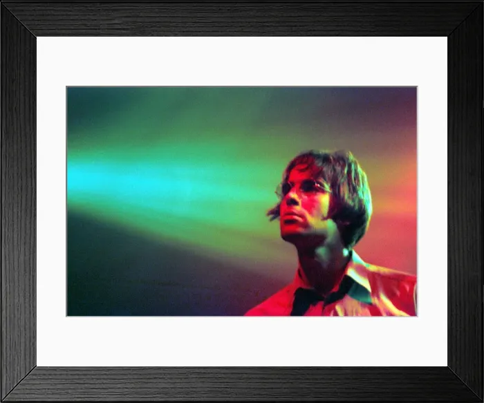 Framed Print : Brit pop band Oasis perform in concert at the Whitley Bay Ice Rink 19 / 01 / 96 Framed Print : Brit pop band Oasis perform in concert at the Whitley Bay Ice Rink 19 / 01 / 96