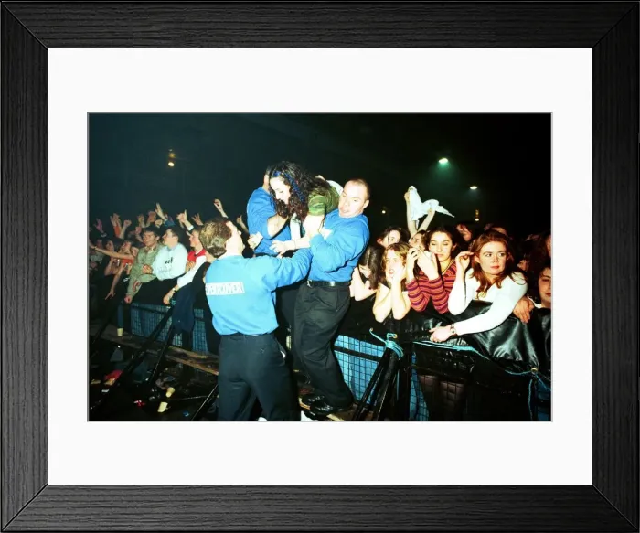 Framed Print : Brit pop band Oasis perform in concert at the Whitley Bay Ice Rink 19 / 01 / 96 Framed Print : Brit pop band Oasis perform in concert at the Whitley Bay Ice Rink 19 / 01 / 96