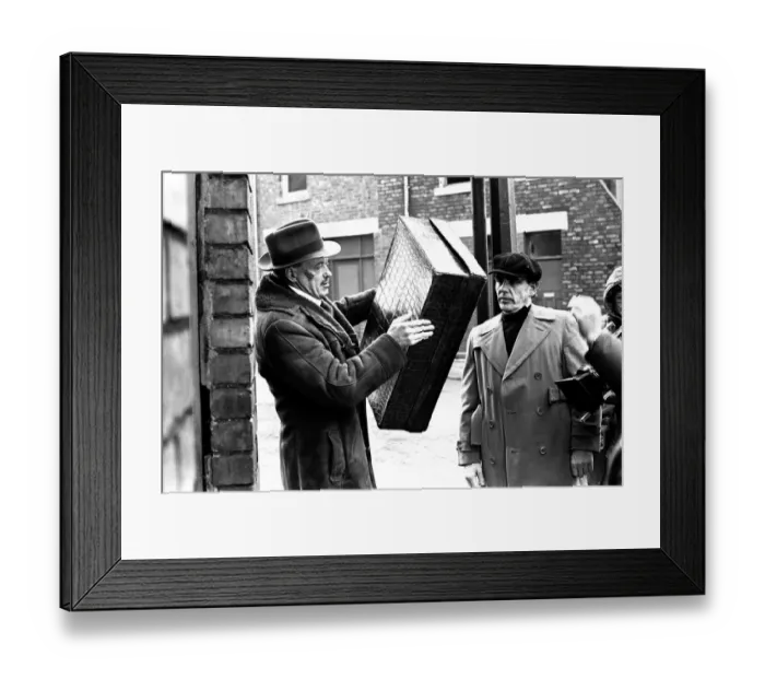 Framed Print : Filming of the television programme When the Boat comes in