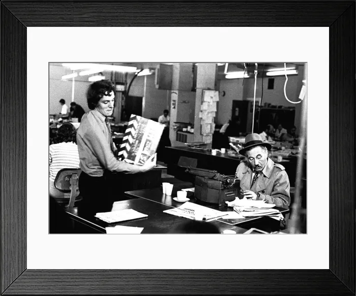Framed Print : Hats not write. When this story was run in the Journal in October, 1971