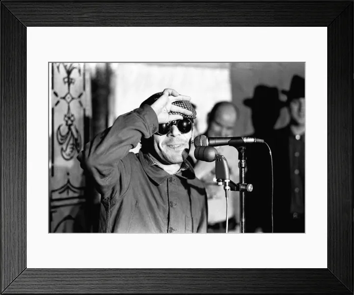 Framed Print : Ian Dury and the Blockheads, on Tyneside in June, 1979 Framed Print : Ian Dury and the Blockheads, on Tyneside in June, 1979