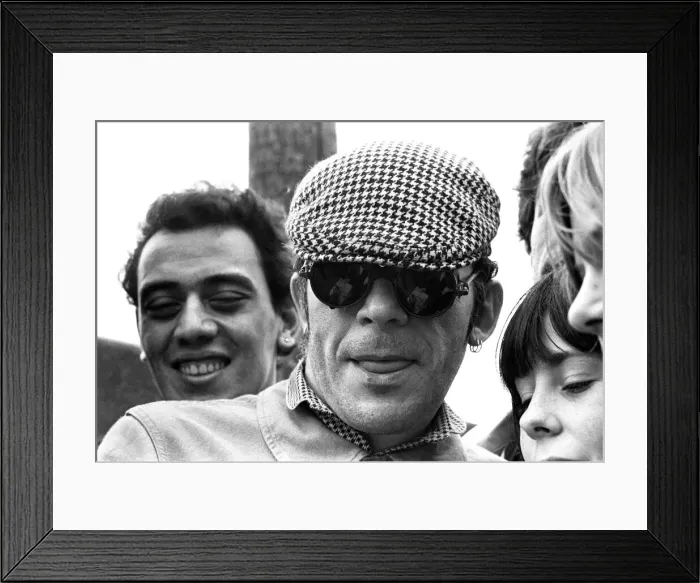 Framed Print : Ian Dury and the Blockheads, on Tyneside in June, 1979