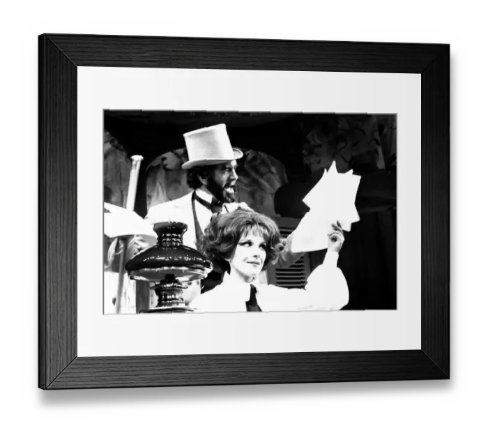 Framed Print : Fenella Fielding takes the title role in the play Colette by the Oxford Playhouse Company