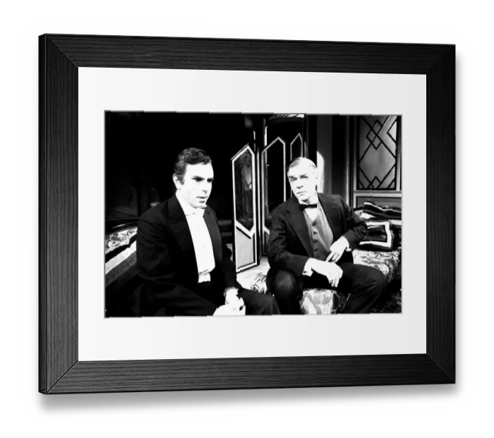 Framed Print : Edward Hardwicke and Paul Schofield at the Theatre Royal Framed Print : Edward Hardwicke and Paul Schofield at the Theatre Royal