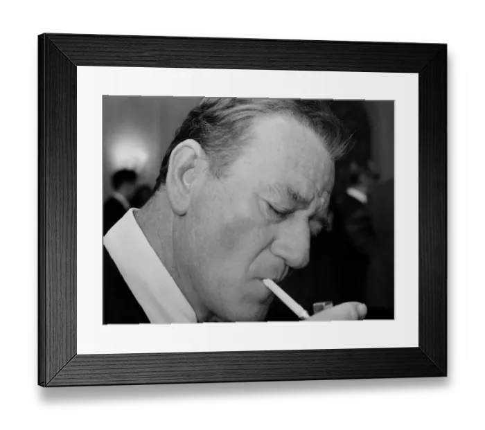 Framed Print : American actor John Wayne in London October 1960 Framed Print : American actor John Wayne in London October 1960
