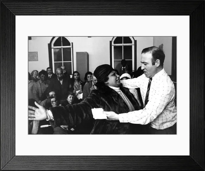 Framed Print : Mrs. Kay Manning: Her stomach pains vanished as faith healer Mr Framed Print : Mrs. Kay Manning: Her stomach pains vanished as faith healer Mr