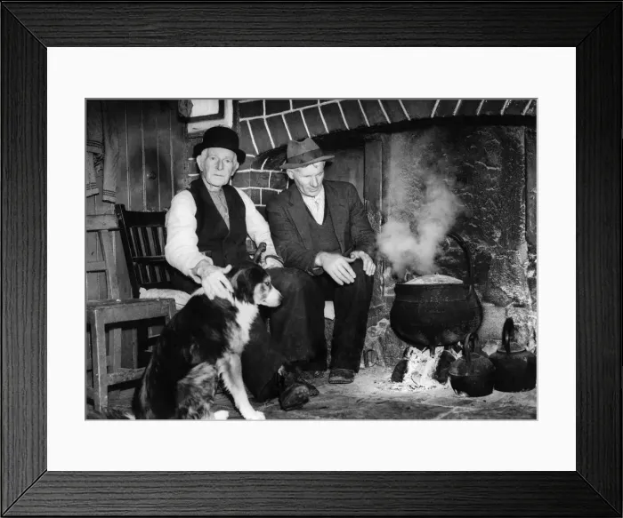 Framed Print : The greatest diversion under the sun is to sit by the fire till