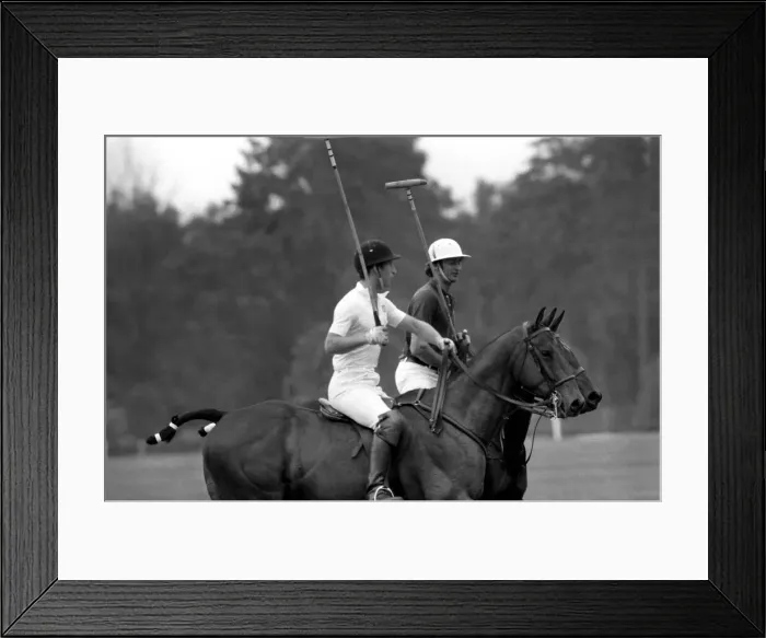 Framed Print : Prince Charles playing polo. June 1977 R77-3218 Framed Print : Prince Charles playing polo. June 1977 R77-3218