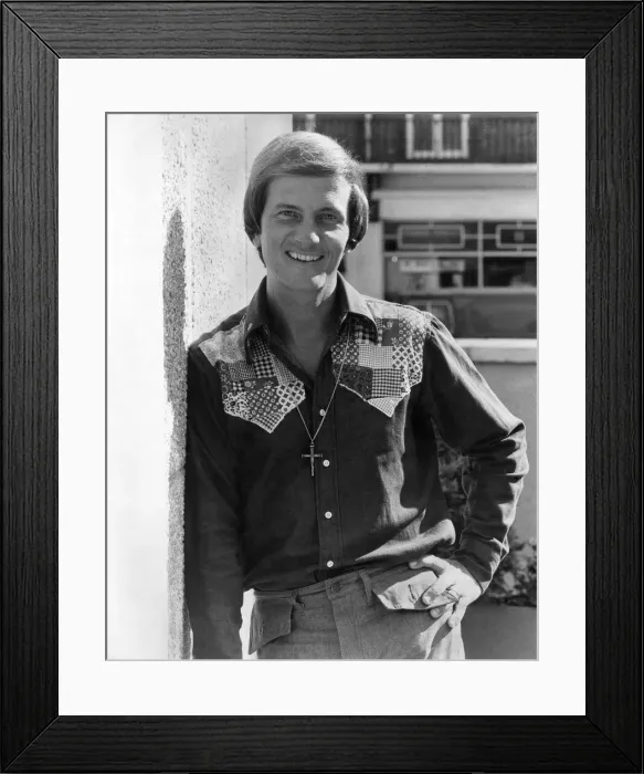 Framed Print : Singer Pat Boone. September 1973 P003840 Framed Print : Singer Pat Boone. September 1973 P003840