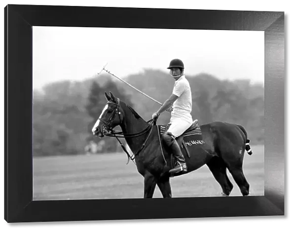 Prince Charles playing polo. June 1977 R77-3218-009