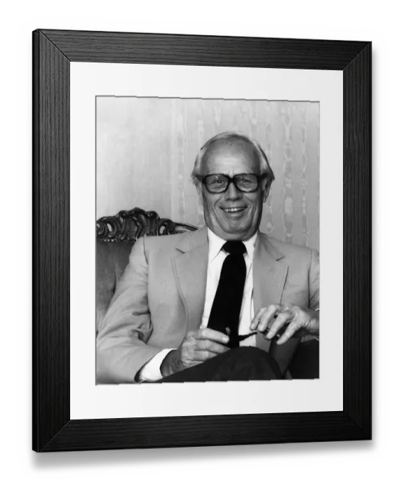 Framed Print : American actor Richard Widmark star of the new film Who Dares Wins Framed Print : American actor Richard Widmark star of the new film Who Dares Wins