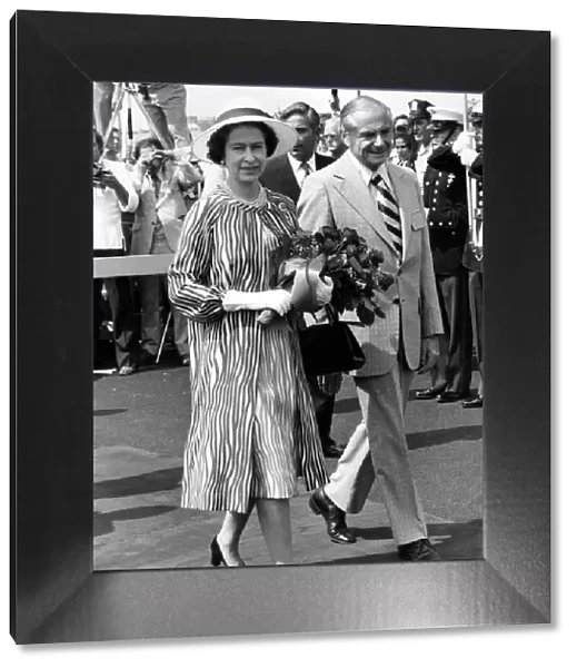 Royal Visit To Washington, USA. Queen Elizabeth II and Prince Philip are visiting America