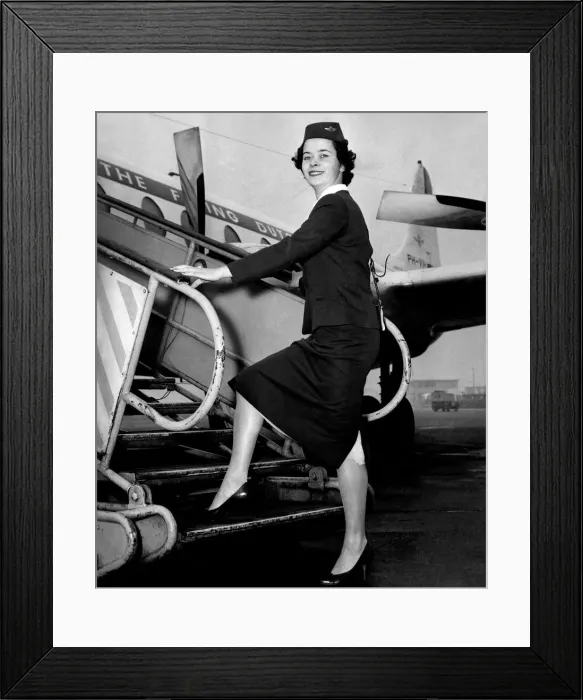 Framed Print : Lady Douglas, wife of BEAs Chairman, persuaded her husband to give an order for Framed Print : Lady Douglas, wife of BEAs Chairman, persuaded her husband to give an order for