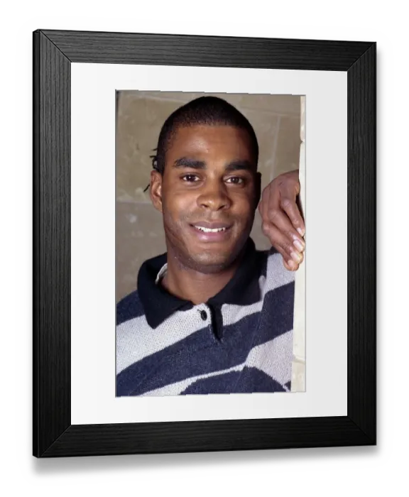 Framed Print : British High Jump Champion Claude Moseley January 1990 90 150