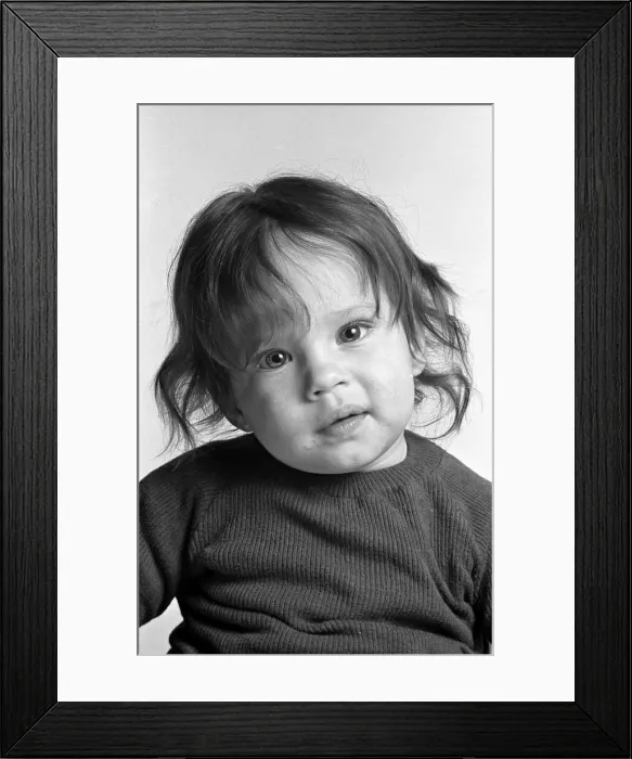 Framed Print : Children expressions Circa 1975 Rev 3739