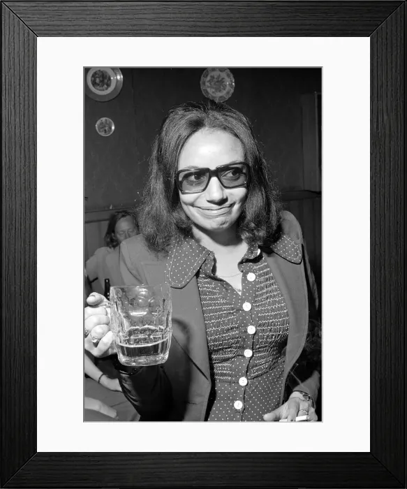 Framed Print : A girls night out One of four friends enjoy a pint down the local pub Framed Print : A girls night out One of four friends enjoy a pint down the local pub
