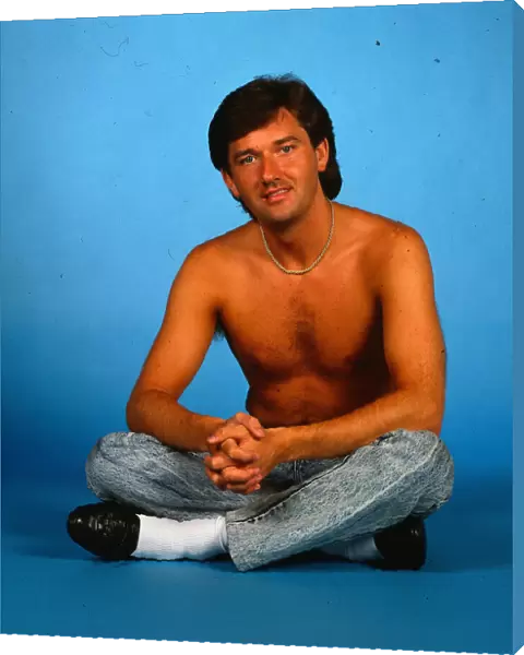Daniel O Donnell, October 1987, Singer from Ireland wearing denims