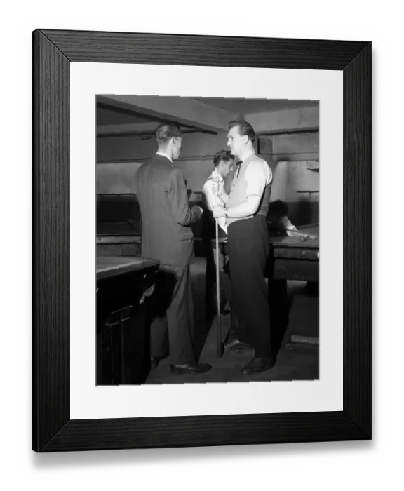 Framed Print : Youth Culture Teddy boy Tony Reuter (right) leader of the Elephant Boys gang Framed Print : Youth Culture Teddy boy Tony Reuter (right) leader of the Elephant Boys gang