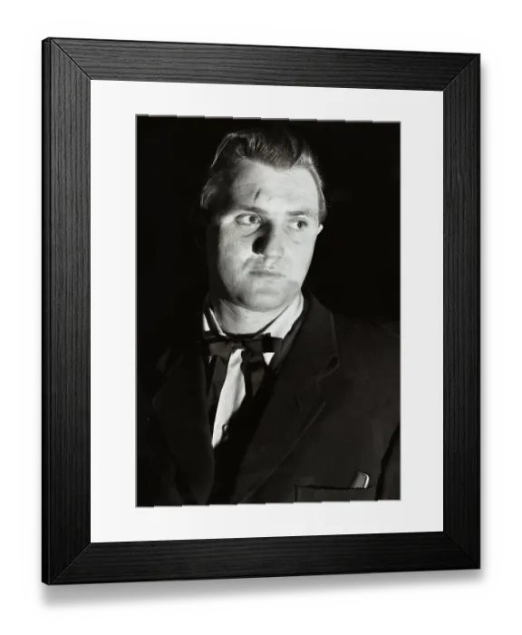 Framed Print : Youth Culture Teddy boy Tony Reuter leader of the Elephant Boys gang 1955