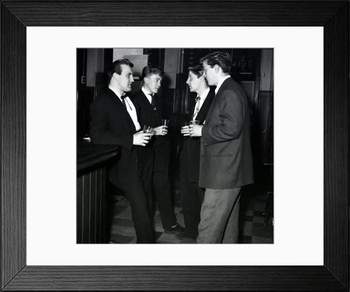 Framed Print : Youth Culture Teddy boy Tony Reuter leader of the Elephant Boys gang seen here Framed Print : Youth Culture Teddy boy Tony Reuter leader of the Elephant Boys gang seen here