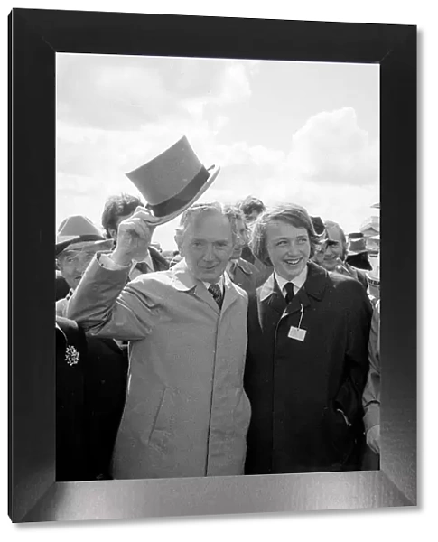 Vincent O Brien Racehorse trainer - 1972 after winning the Derby