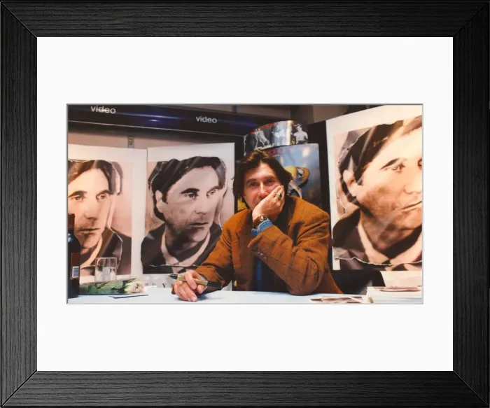 Framed Print : Bryan Ferry meets his fans at the Our Price music shop in Eldon Square, Newcastle Framed Print : Bryan Ferry meets his fans at the Our Price music shop in Eldon Square, Newcastle