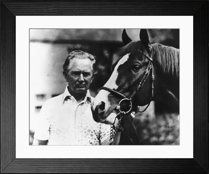 Framed Print : Trainer Vincent O Brien with'the Minstrel