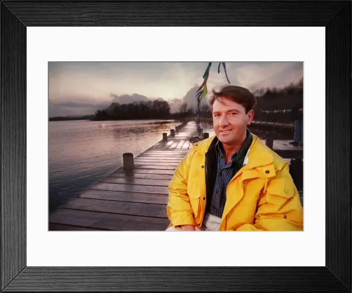 Framed Print : Singer Daniel O Donnell in Belfast, March 1998 Framed Print : Singer Daniel O Donnell in Belfast, March 1998