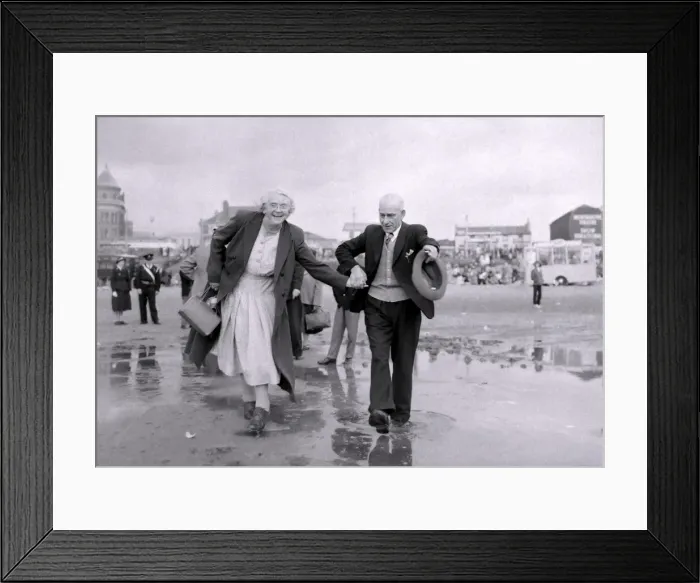 Framed Print : The only thing the old people didn t do was go swimming Framed Print : The only thing the old people didn t do was go swimming