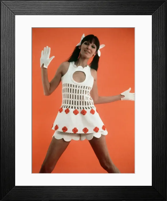 Framed Print : Mini Skirt spring fashion 1968 Framed Print : Mini Skirt spring fashion 1968