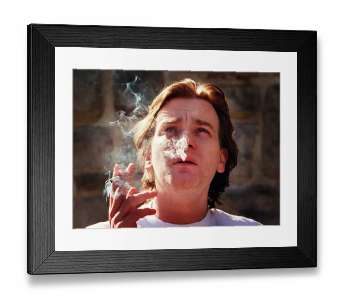 Framed Print : Actor Ewan McGregor March 1999 At charity launch St Mungo Museum in Glasgow