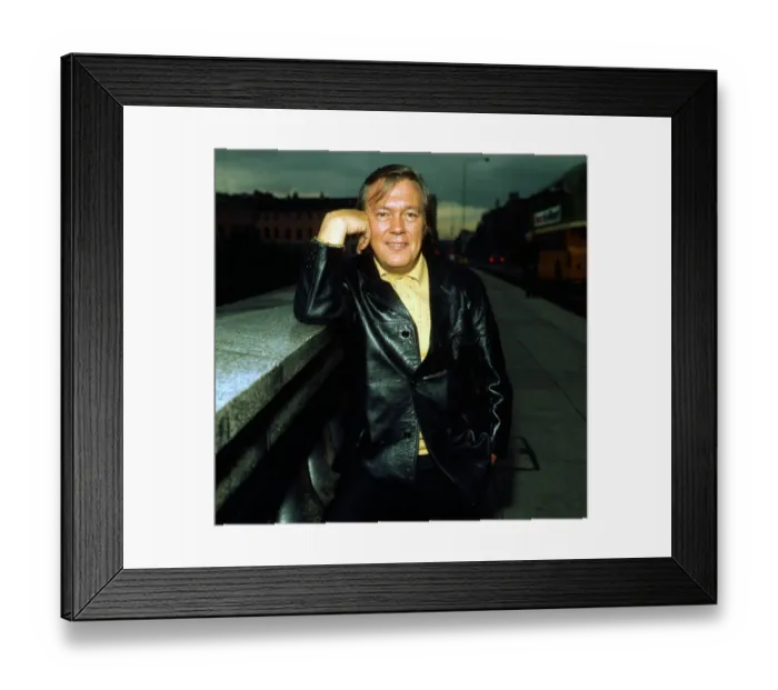 Framed Print : Matt Monro British pop singer July 1972