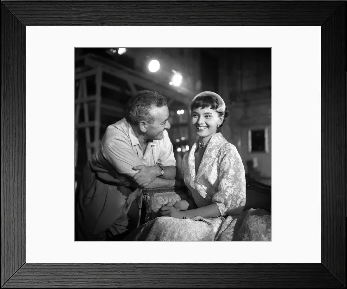 Framed Print : Audrey Hepburn, 1952. Filming the movie Roman Holiday Audrey Hepburn won an Framed Print : Audrey Hepburn, 1952. Filming the movie Roman Holiday Audrey Hepburn won an