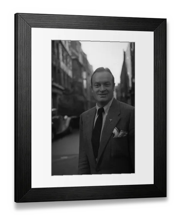 Framed Print : Bob Hope London 1952 Born 29 / 05 / 1903. Vaudville comedian Framed Print : Bob Hope London 1952 Born 29 / 05 / 1903. Vaudville comedian